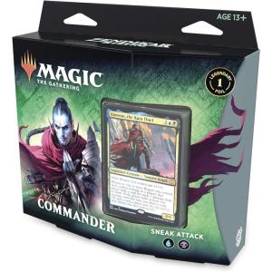imageMagic The Gathering Zendikar Rising Commander Deck  Sneak Attack  100 Card ReadytoPlay Deck  1 Foil Commander  BlueBlack