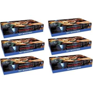 imageMagic The Gathering Commander Legends Battle for Baldurs Gate Case of 6 Set Booster Boxes