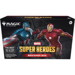 imageMagic The Gathering  Marvel Super Heroes Beginner Box  2Player Card Game  Includes 2 Tutorial Decks 8 Themed HalfDecks 2 Playboards 2 Spindowns and More