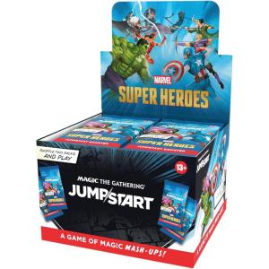 imageMagic The Gathering  Marvel Super Heroes Jumpstart Booster Box  24 Packs  2Player Card Game