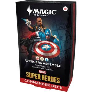 imageMagic The Gathering  Marvel Super Heroes Commander Deck  Avengers Assemble 100Card Deck  Accessories
