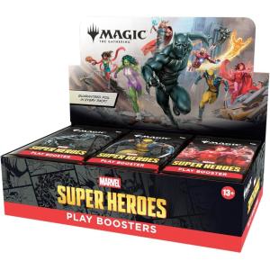 imageMagic The Gathering  Marvel Super Heroes Play Booster Box  30 Packs  Collectible Trading Card Game
