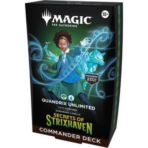 imageMagic The Gathering Secrets of Strixhaven Commander Deck  Quandrix Unlimited 100Card Deck Deck Box  Accessories
