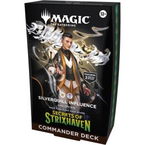imageMagic The Gathering Secrets of Strixhaven Commander Deck  Silverquill Influence 100Card Deck Deck Box  Accessories