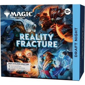 image:imageMagic The Gathering Reality Fracture Draft Night  1 Collector Booster 12 Play Boosters 90 Lands 10 Tokens